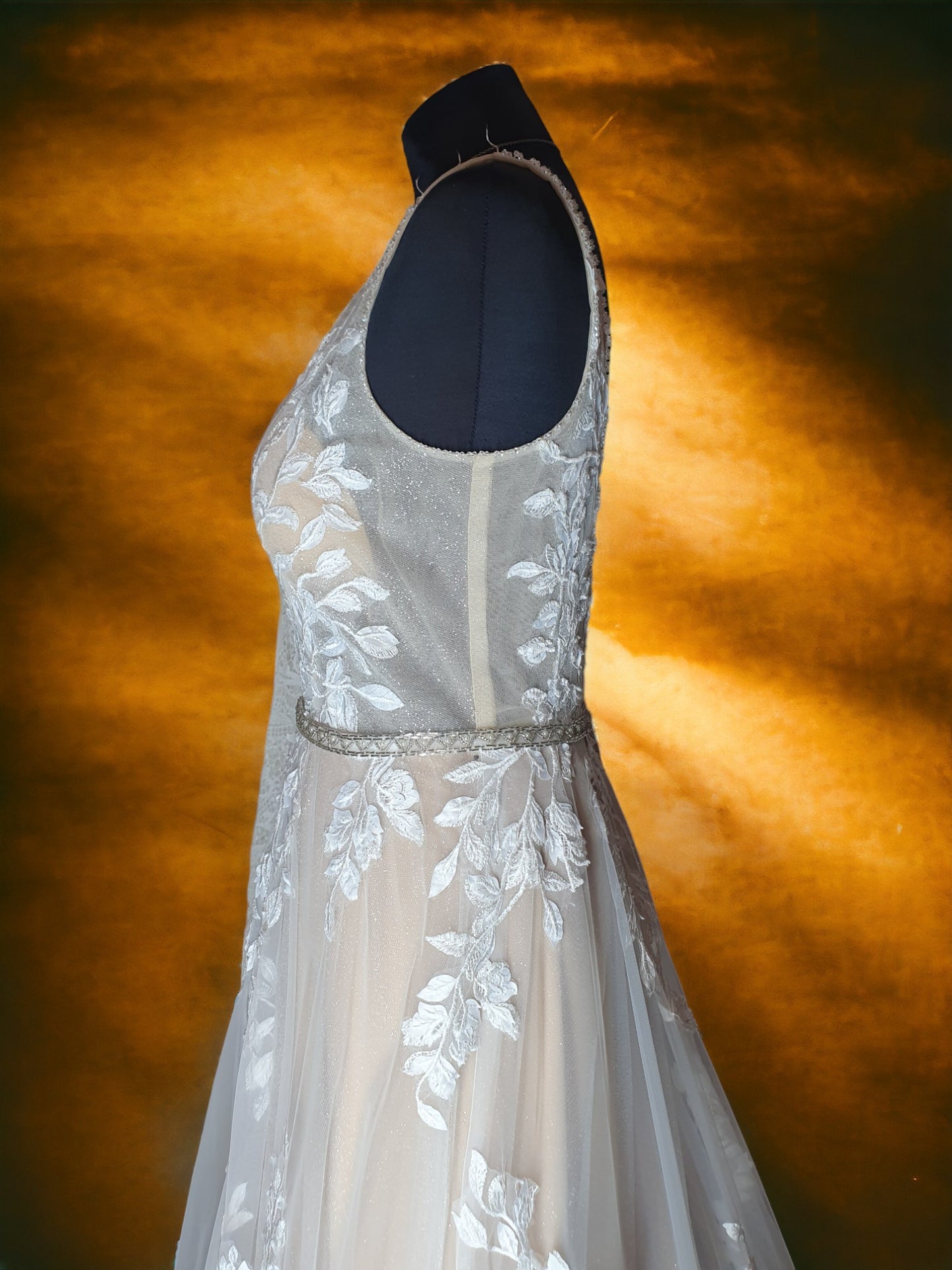 Maya Sparkling A-Line Gown