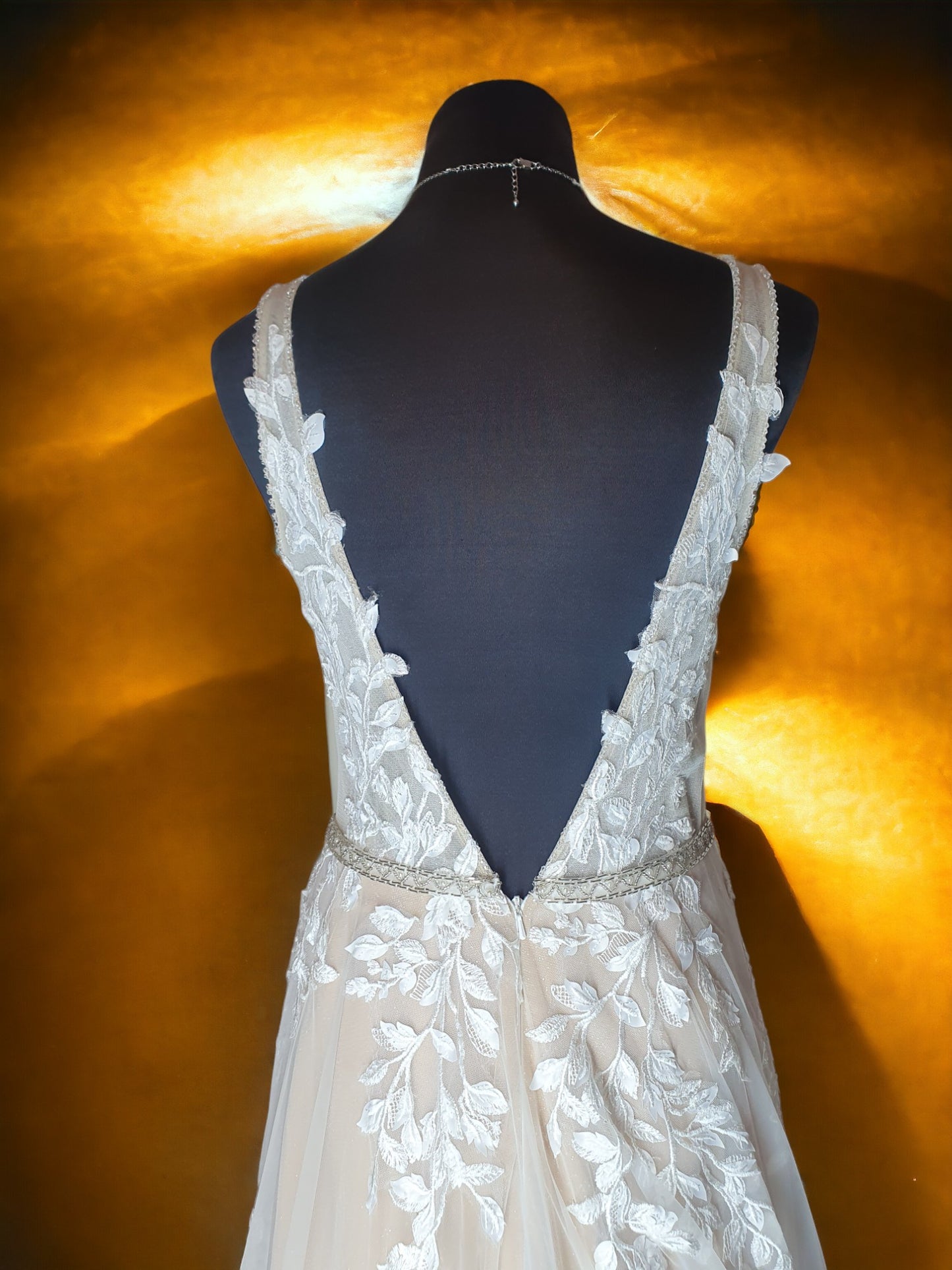 Maya Sparkling A-Line Gown