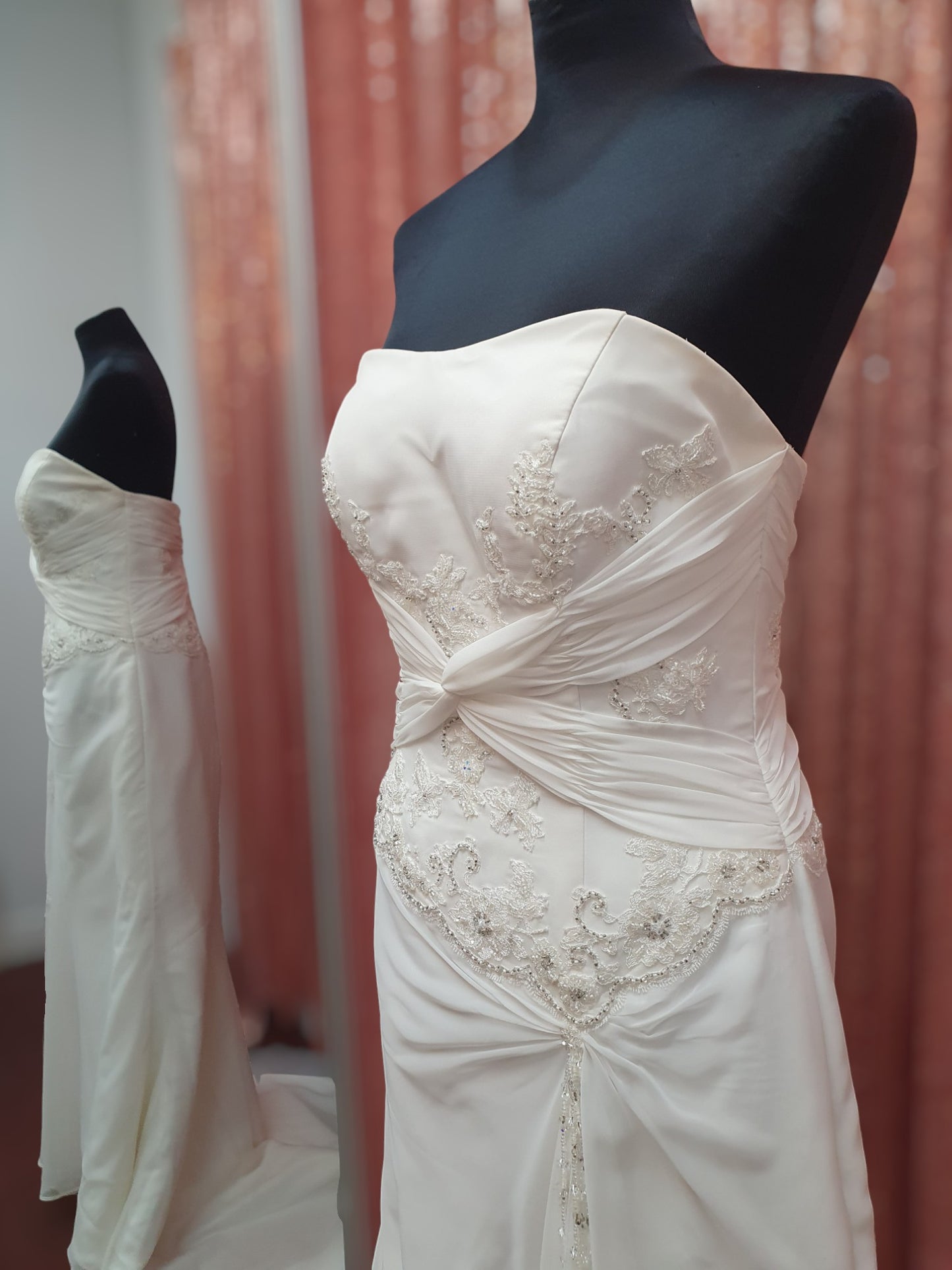 Size 16 Strapless Sweetheart Gown