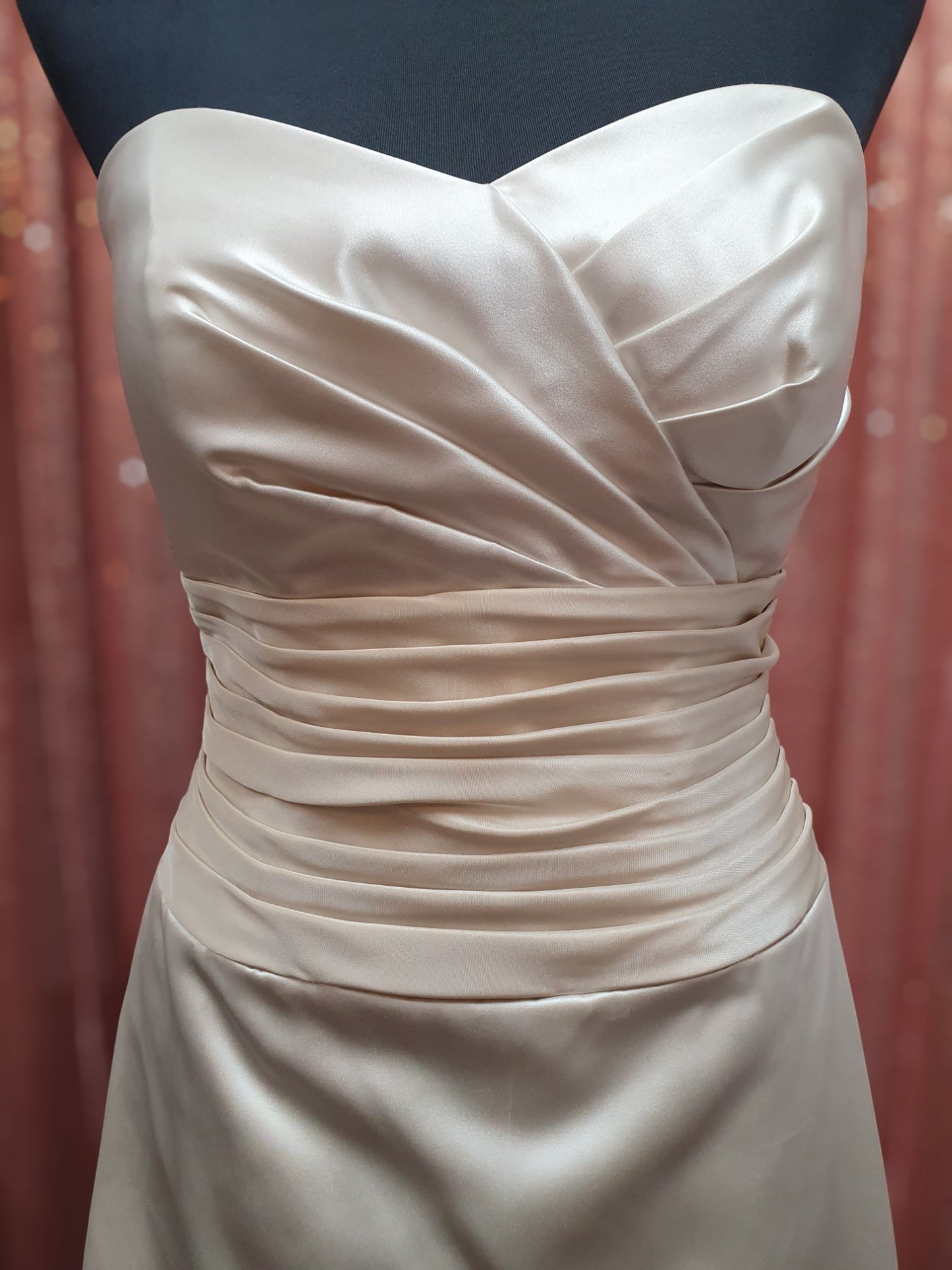 D'Amour Sweetheart Champagne Gown