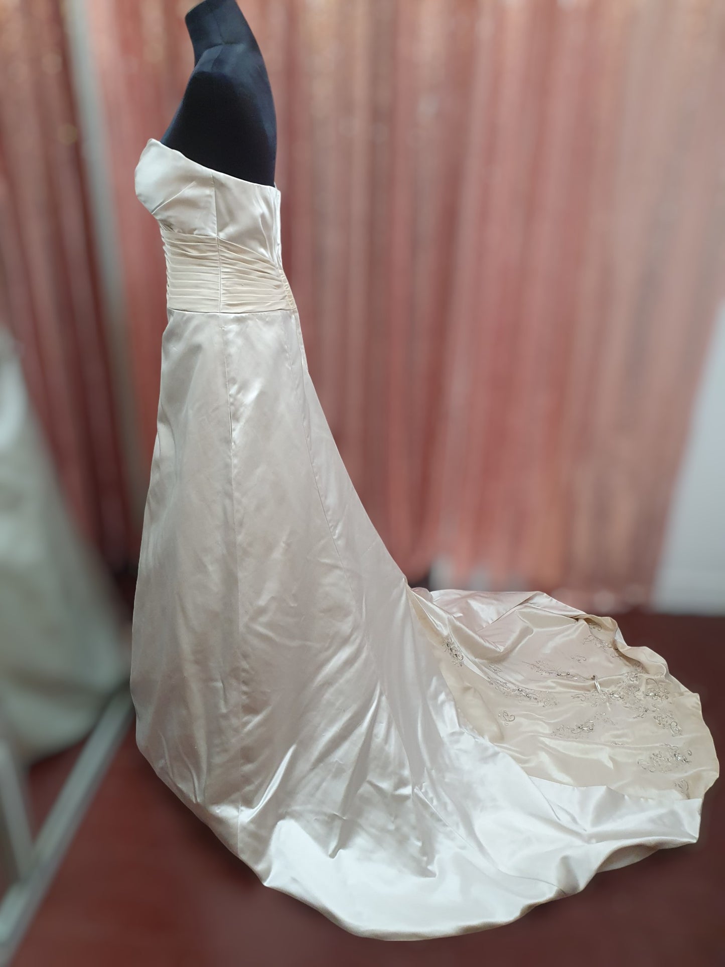 D'Amour Sweetheart Champagne Gown