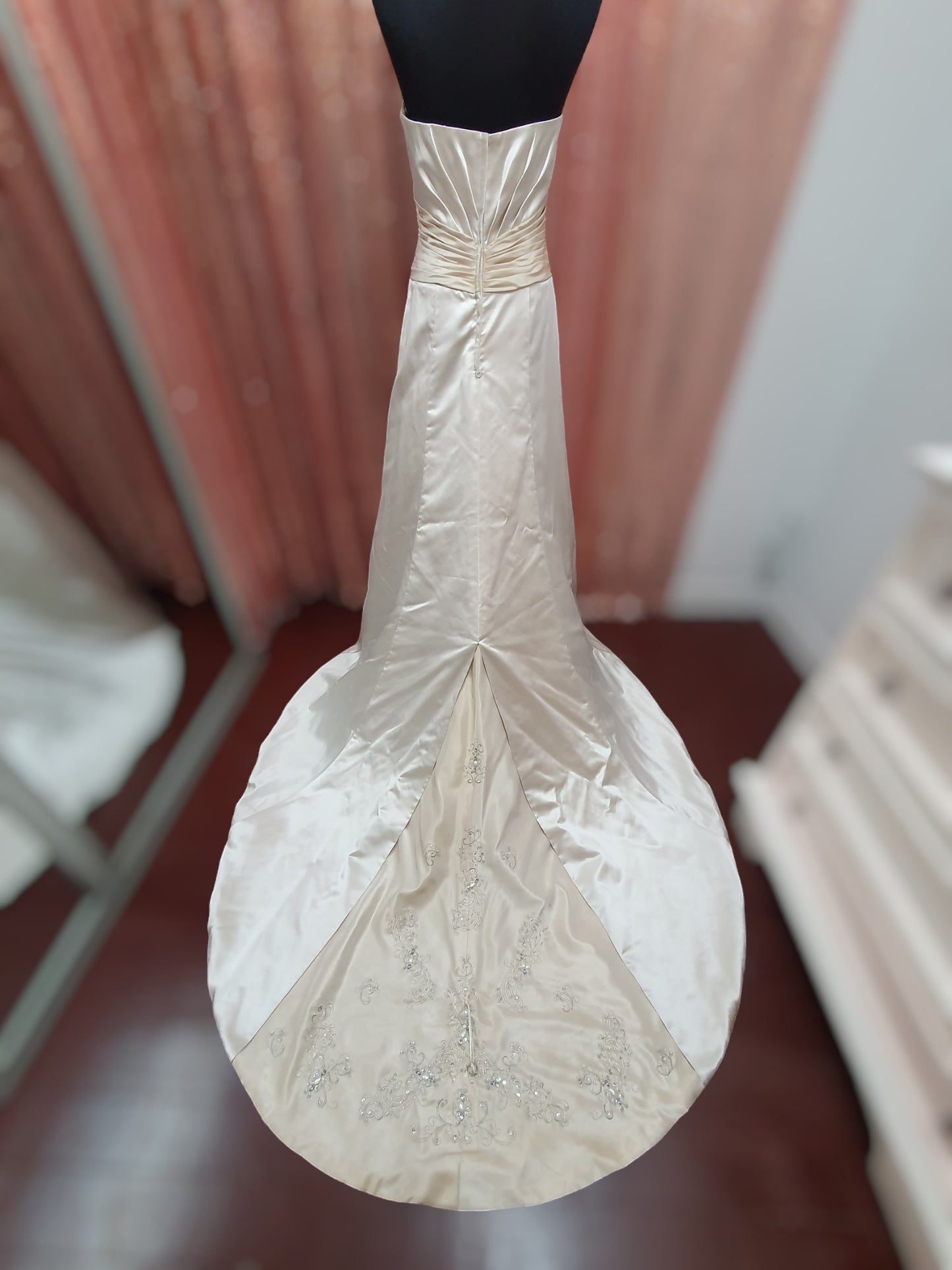 D'Amour Sweetheart Champagne Gown