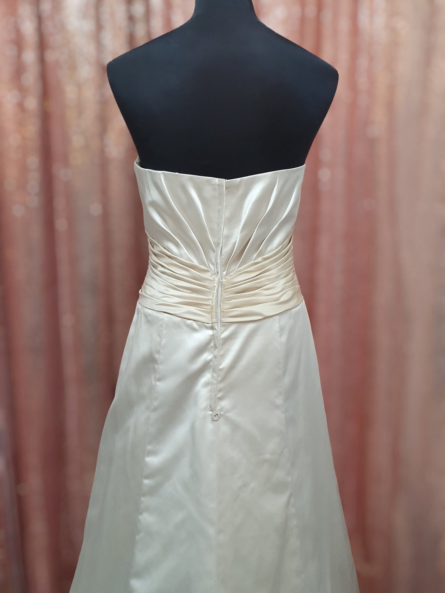 D'Amour Sweetheart Champagne Gown