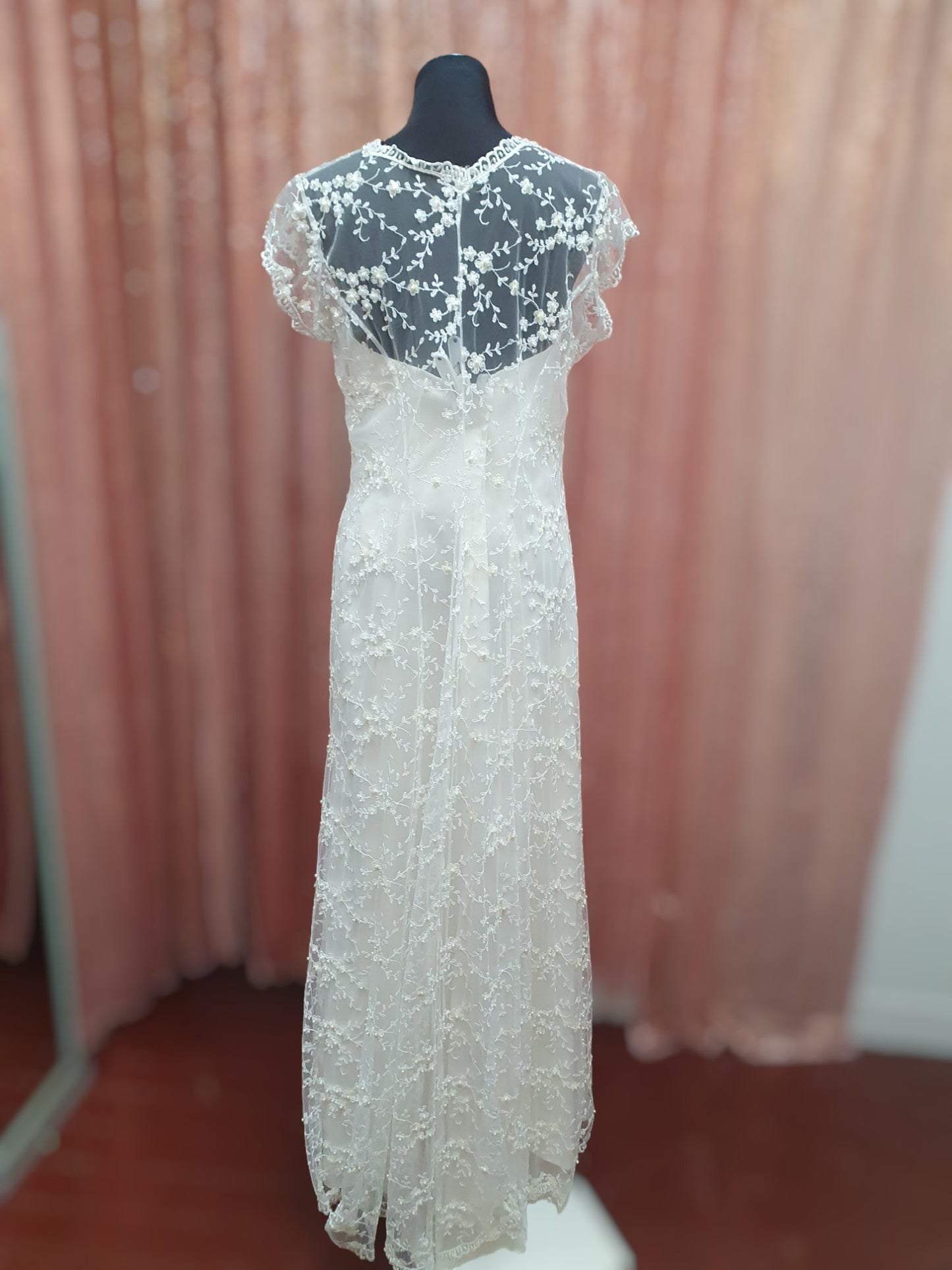 Alfred Angelo Classic Gown with Lace Jacket