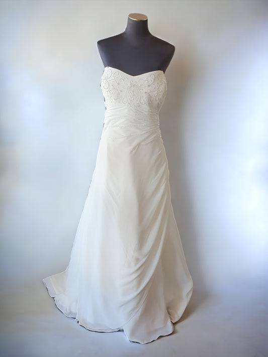 Strapless A-Line Gown, Size 22