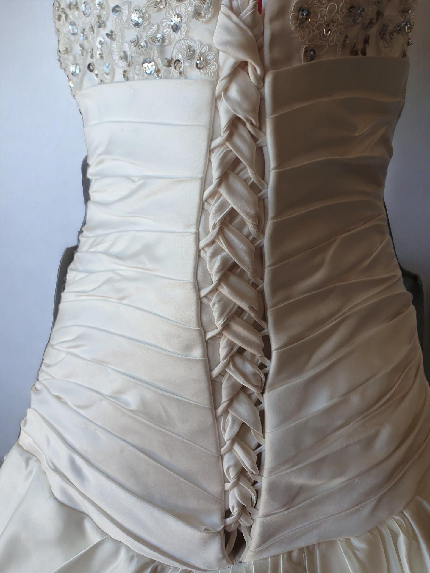 Classic Strapless A-Line Gemstone Gown