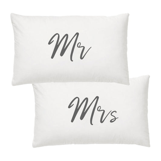 Mr & Mrs Pillowcase Set