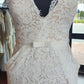 Gemy Maalouf Lace Trumpet Gown