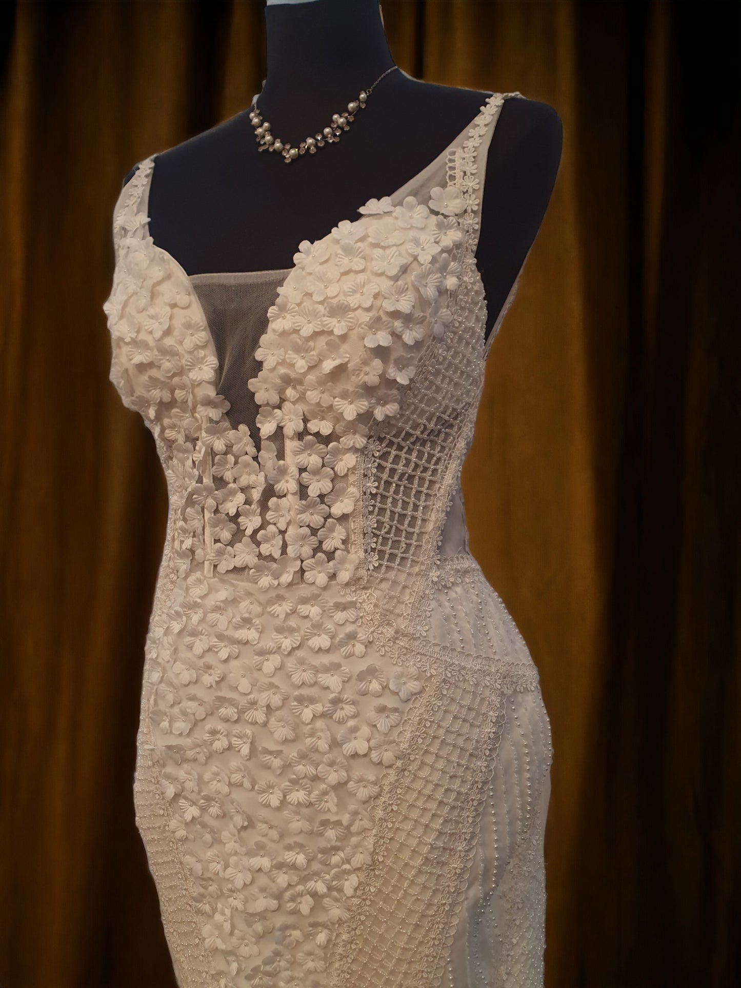Mermaid and Floral Elegance Dress