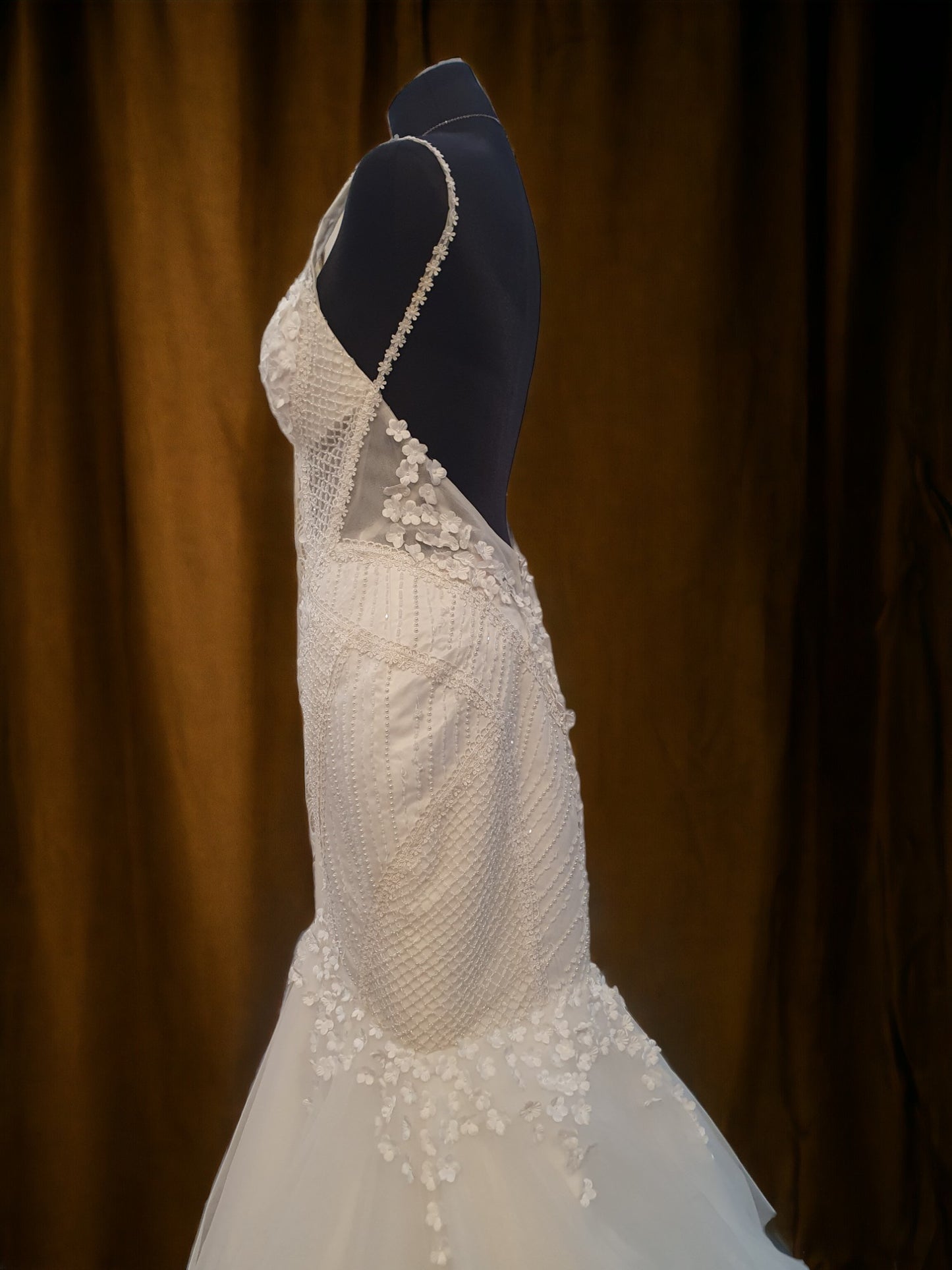 Mermaid and Floral Elegance Dress