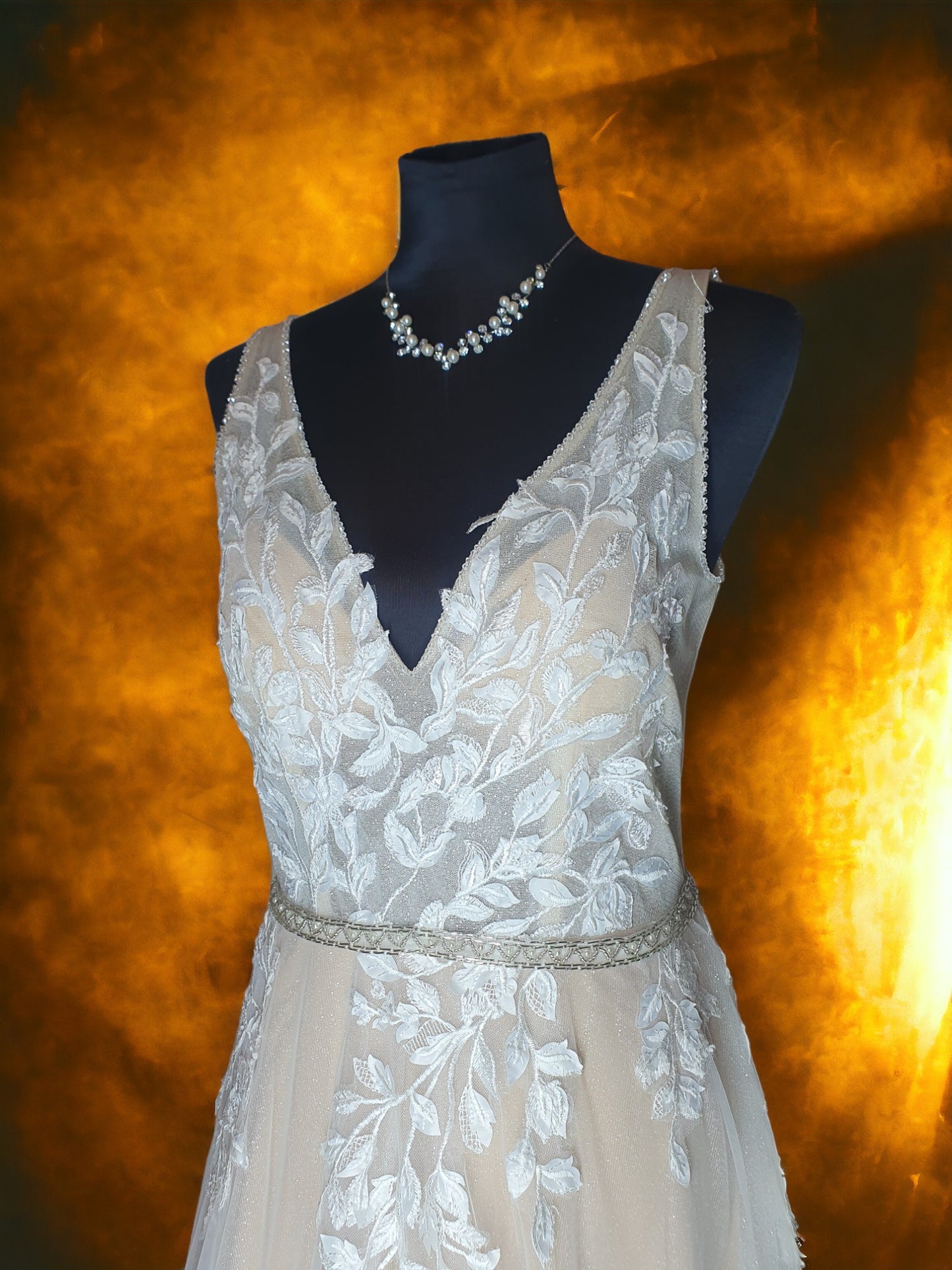 Maya Sparkling A-Line Gown
