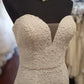 Cotton Lace Sweetheart Gown