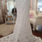 Cotton Lace Sweetheart Gown