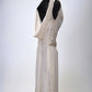 Midi Cowl Neck Wedding Gown with Diamonte Belt