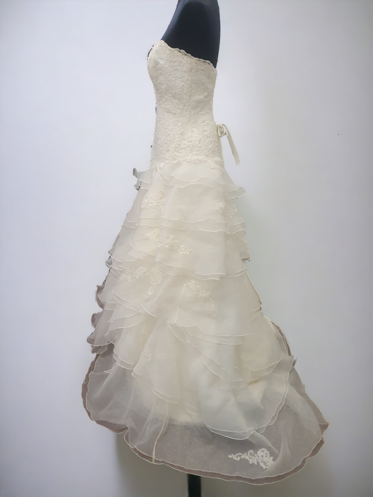 Alfred Angelo Waterfall Gown