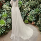 Long Sleeve A-Line Gown