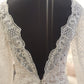 Lace with Mocha Long Sleeve Gown