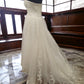 Blue Cherry Sweetheart A-Line
