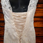 Ivory Lace Fit & Flare with Train