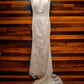 Ivory Lace Fit & Flare with Train