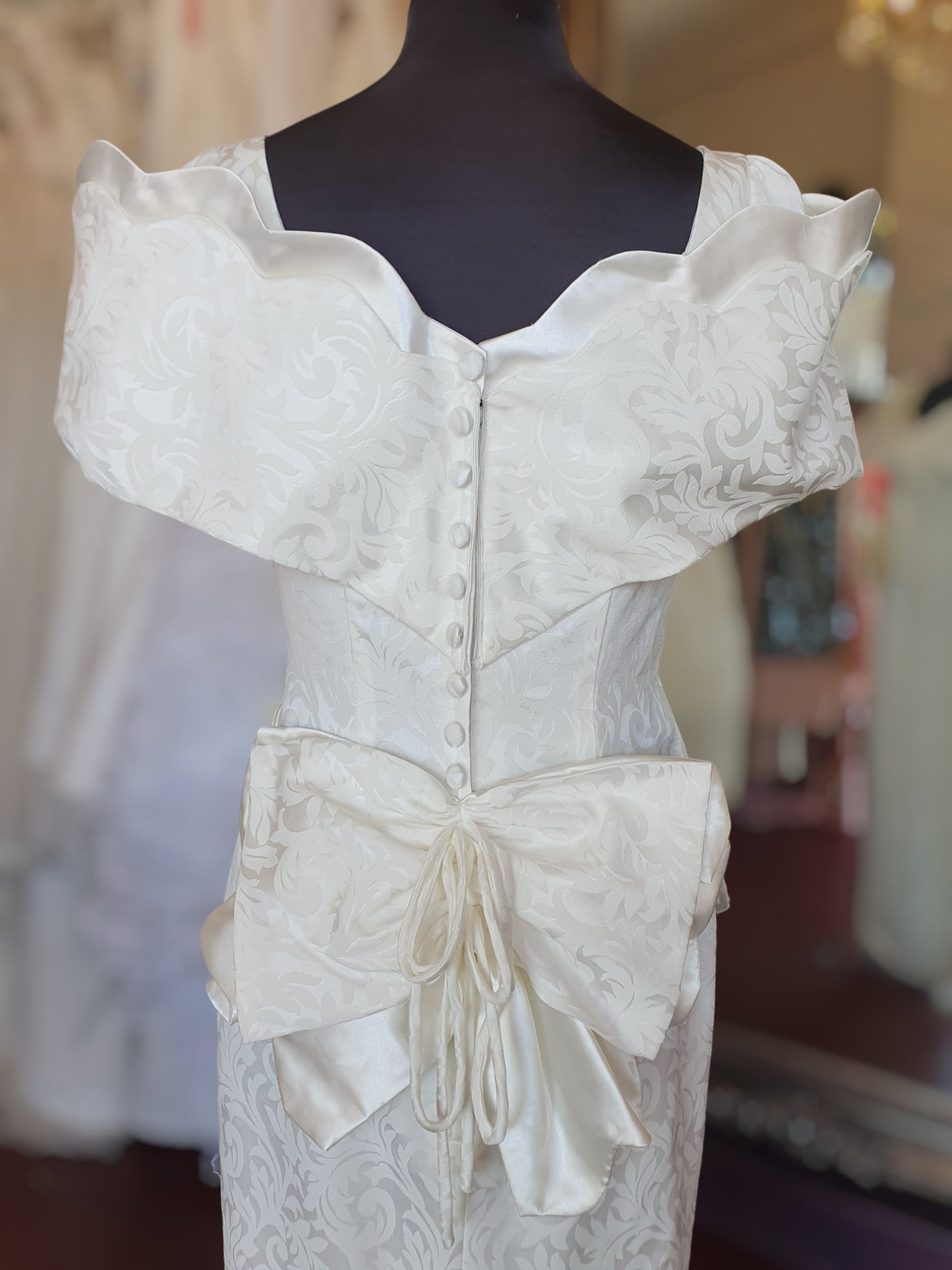 Vintage Stunner with Rose and Bow