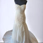 Ivory Strapless Wedding Gown