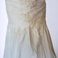 Ivory Strapless Wedding Gown