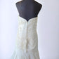 Ivory Strapless Wedding Gown
