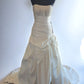 Classic Strapless A-Line Gemstone Gown