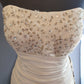 Classic Strapless A-Line Gemstone Gown
