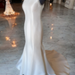 Halter White Wedding Dress